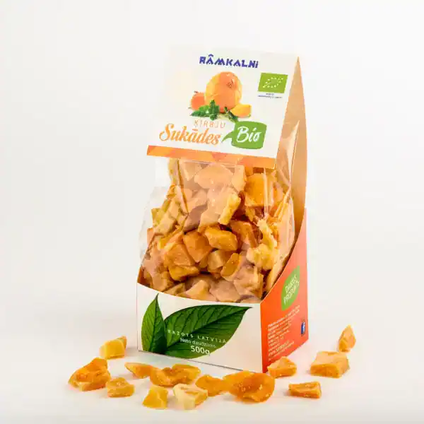 Candied organic pumpkin