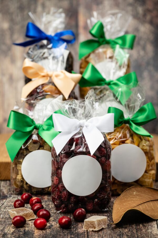 Personalised candied organic cranberries 300g