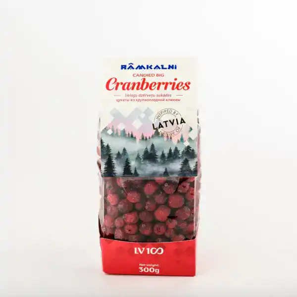 Candied Big Cranberries pieces