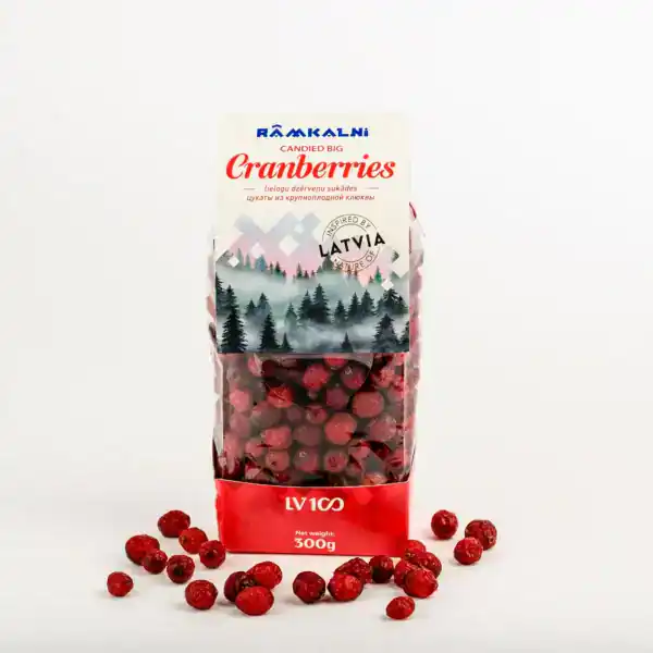Candied Big Cranberries pieces