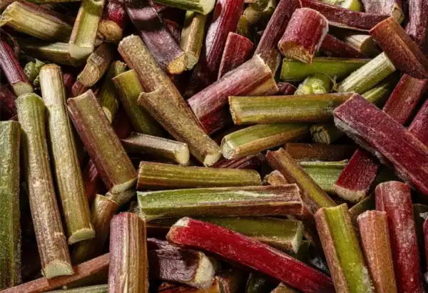 Frozen Organic Rhubarb GRADE B