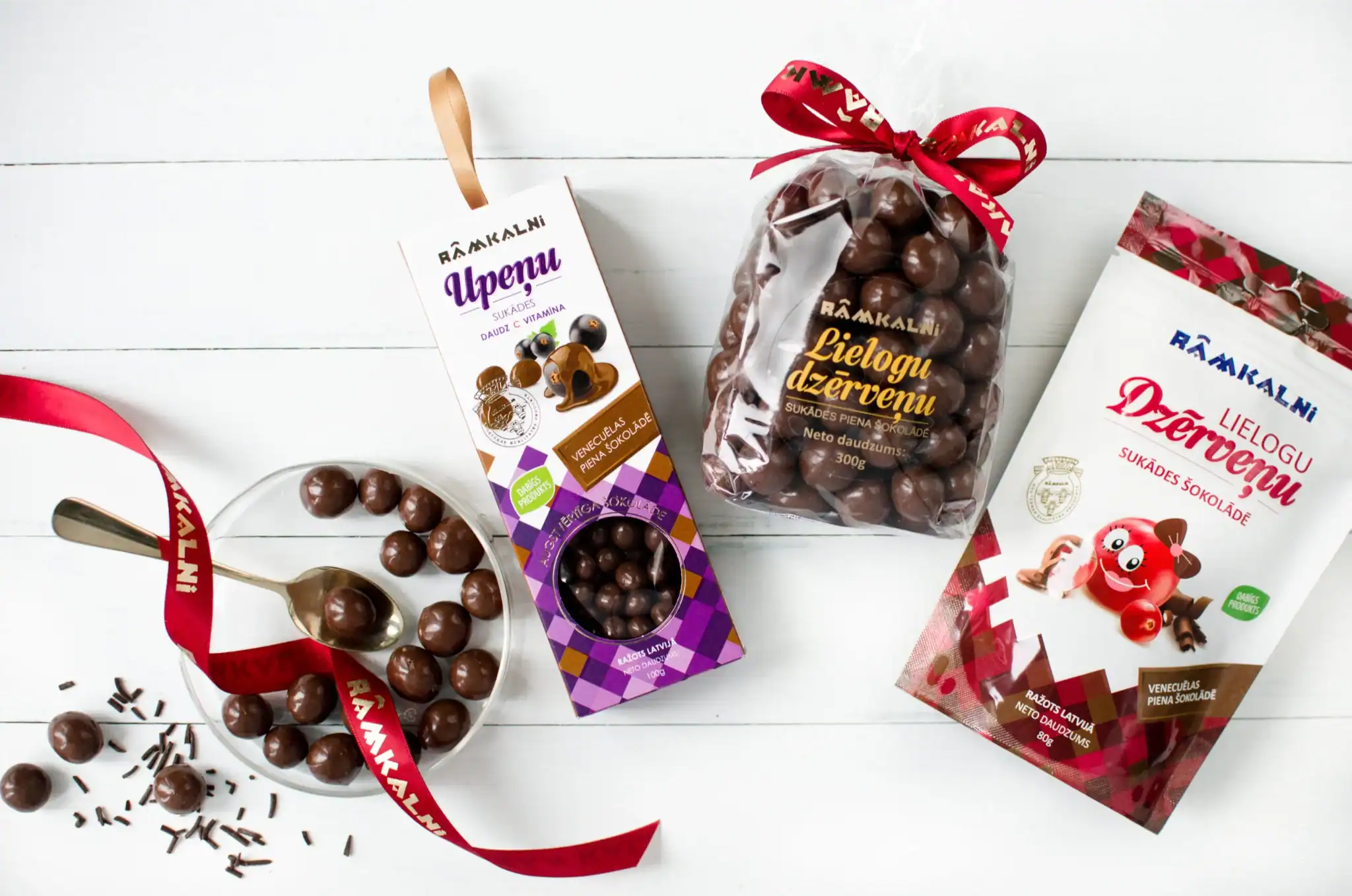 Chocolate sweets and gift boxes, Ramkalni brand.