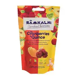 cranberry and quince candied fruit