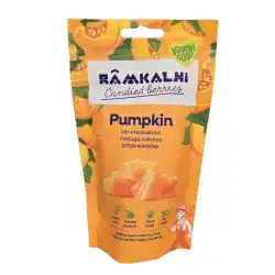 Ramkalni pumpkin crisps made with natural ingredients – a healthy snack.