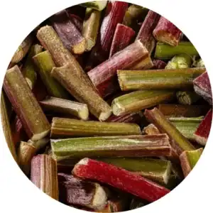 Frozen Organic Rhubarb GRADE B